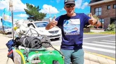 De Brasil al fin del mundo en un skate 4x4 adaptado