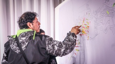 Inauguraron la muestra ‘Ushuaia ciudad de murales’ en la Casa de la Cultura