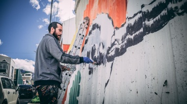 Ushuaia cuenta con un nuevo mural en el centro de la ciudad