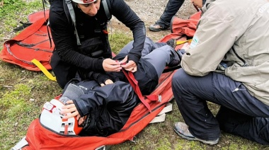 Turista resultó lesionada en el Glaciar Vinciguerra