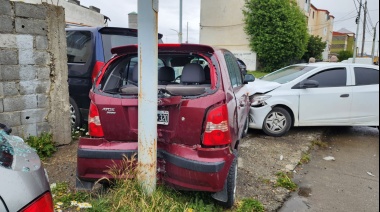 Múltiple choque en Chacra II con 5 trasladados al hospital