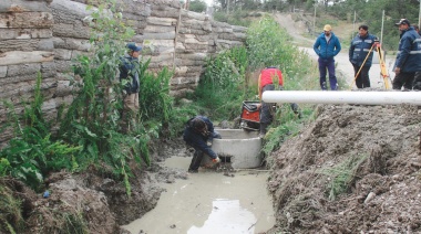 El Municipio de Tolhuin lleva adelante diversas tareas de infraestructura en la ciudad