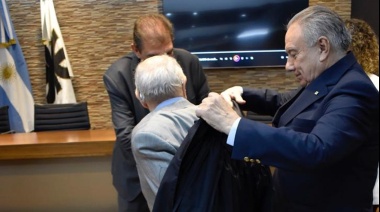 Ferreyra participó de la entrega de título ‘Doctor Honoris Causa’ a Salvarezza y Antúnez