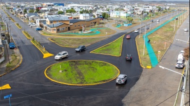 Se completo la modernización de la rotonda de O’higgins y Pacheco