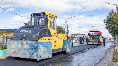 El Municipio finalizó el recapado asfáltico en la calle Liniers