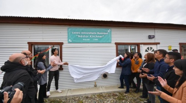 Inauguraron el Centro Universitario Municipal "Néstor Kirchner" en Tolhuin