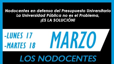 Paro nacional afectará el inicio de clases en la UNTDF