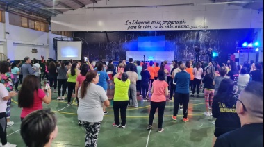 Éxito del ‘Río Grande Solidario Zumbathón: Bailamos por Bahía Blanca’ en la UTN