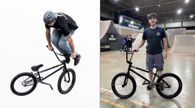 Alejo Sarmiento, el talento fueguino que va por la Copa del Mundo de BMX