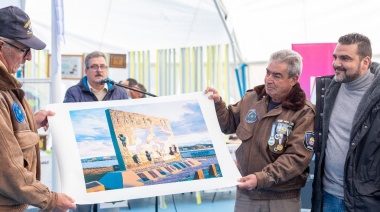 Quedó inaugurada la carpa de los Excombatientes de Malvinas y podrá ser visitada hasta el 2 de abril