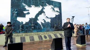 “La Causa Malvinas nos une a todos y nuestro compromiso diario de soberanía es en honor a la memoria de nuestros héroes”