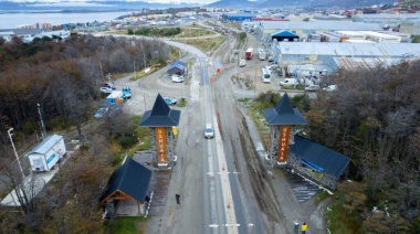 La Municipalidad de Ushuaia inició con los trabajos de pavimentación en el ingreso de la ciudad y la rotonda del Indio