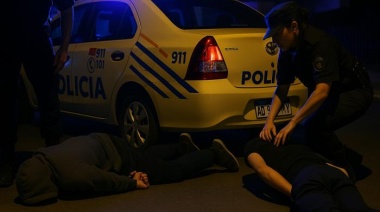 Violento enfrentamiento en Río Grande terminó con seis personas detenidas y tres policías heridos