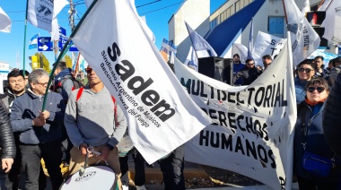 Se realizó el acto de la CGT en Río Grande acompañando la jornada del paro