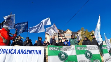 Se realizó el acto de la CGT en Río Grande acompañando la jornada del paro