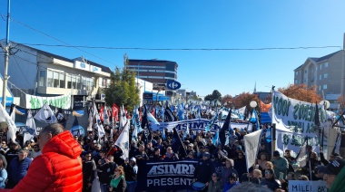 Se realizó el acto de la CGT en Río Grande acompañando la jornada del paro