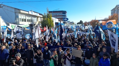 Se realizó el acto de la CGT en Río Grande acompañando la jornada del paro