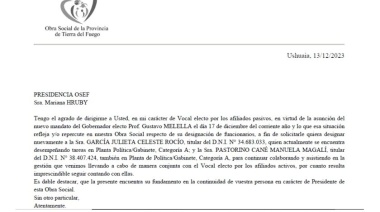 Polémica por la designación de la pareja de un vocal como planta de OSEF