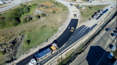 Comenzó la pavimentación del ingreso a la ciudad capital
