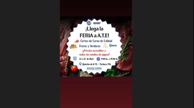 Hay Feria Popular en el quincho de ATE Río Grande