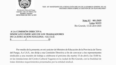 El SUTEF fue convocado a reunión con el Ejecutivo