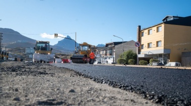 El Municipio de Ushuaia pavimentó un sector de la avenida Perito Moreno