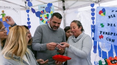 El dispositivo municipal de Terapia Asistida con Perros llevó adelante una jornada inclusiva por el mes del autismo