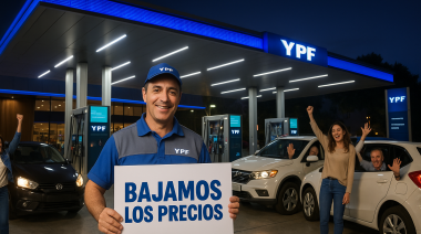 YPF baja un 4% el precio de sus combustibles desde este jueves