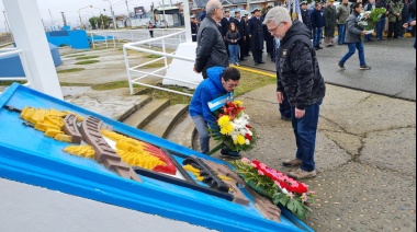 El Municipio de Río Grande acompañó el acto en memoria de los 323 tripulantes del Belgrano