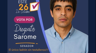 La insólita campaña viral de Diego Sarome tras el rechazo de Ficha Limpia