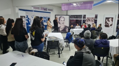Provincia Grande rindió homenaje a Evita con una jornada de reflexión