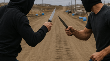 Dos hombres detenidos tras una violenta pelea en plena calle