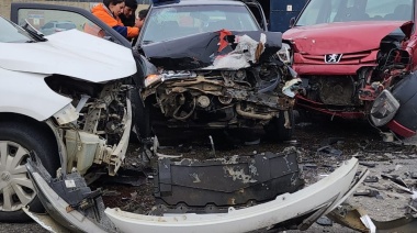 Impactante choque en la ruta 3 y D´agostini
