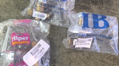 Detienen a un hombre por intentar robar griferías en Hipertehuelche