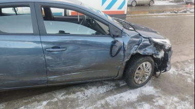 Una mujer debió ser asistida luego de un choque