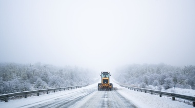 Riesgo extremo en rutas fueguinas por la nieve y el hielo