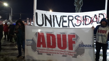 Se concretó la manifestación en defensa de la universidad pública