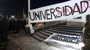 Se concretó la manifestación en defensa de la universidad pública