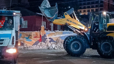 Más de 150 trabajadores municipales abocados a tareas de despeje de nieve