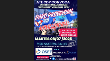 ATE provincial convocó a un paro de estatales para el martes