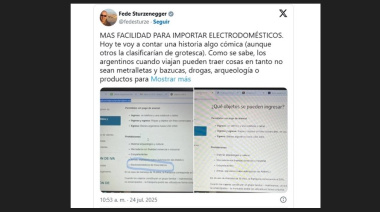 Sturzenegger lo festejó con un irónico mensaje