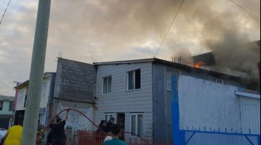 Principio de incendio afectó una vivienda del barrio Perón
