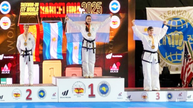 La fueguina Verónica Gutiérrez hizo podio en Barcelona representando a la Argentina