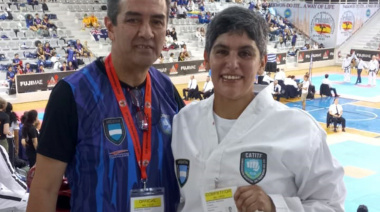 La fueguina Verónica Gutiérrez hizo podio en Barcelona representando a la Argentina