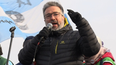 Catena defendió el paro docente y denunció crisis salarial: “Una maestra cobra la mitad de lo que necesita para vivir”