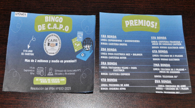 CAPO llama a la solidaridad de la comunidad para un gran bingo a beneficio