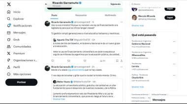 Tensión en X: Garramuño disparó munición gruesa contra Agustín Tita y Walter Vuoto