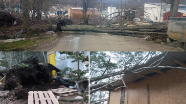 El viento en Ushuaia, dejó un desastre que reveló la fragilidad de su infraestructura