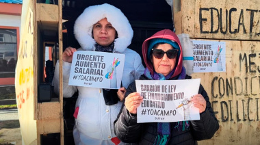 Se lleva adelante el paro por 48 horas de los docentes de la provincia