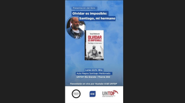 Sergio Maldonado presentará su libro sobre Santiago en Río Grande y Ushuaia